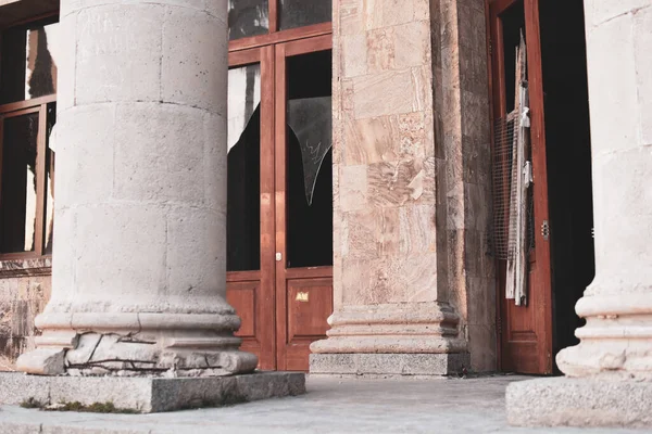 Old Dilapidated Brick Building Architectural Cultural Heritage Monument Abandoned Stone — 图库照片