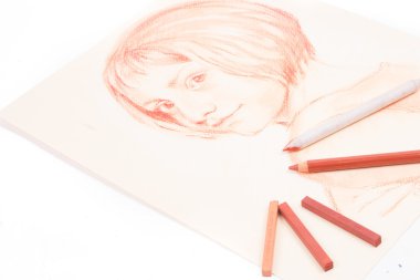 Sanatçı s siyah kömür