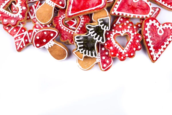 Decoración de Navidad, galletas de jengibre — Foto de Stock