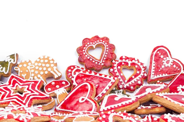 Christmas decoration, gingerbread cookies — Stock Photo, Image