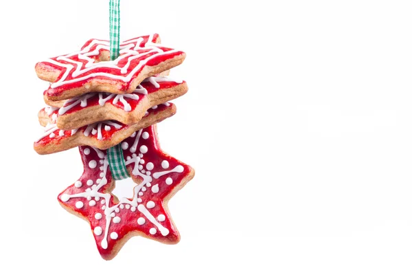Decoração de Natal, biscoitos de gengibre — Fotografia de Stock