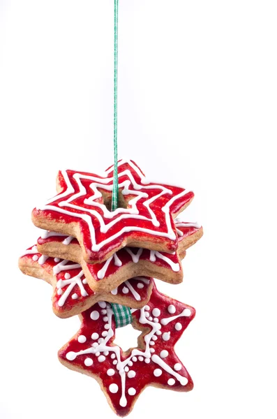 Christmas decoration, gingerbread cookies — Stock Photo, Image