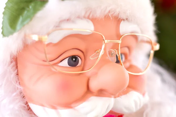 Ssnta Claus con gafas de oro —  Fotos de Stock