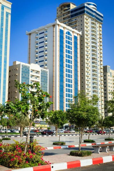 Отели Ras Al Khaimah, ОАЭ — стоковое фото