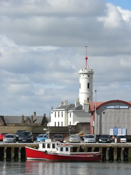 Faro en la costa este de Inglaterra — Foto de Stock