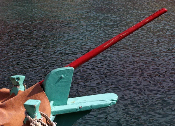 Detail des hölzernen Fischerbootes — Stockfoto