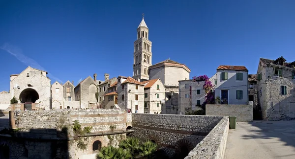 Split, Hırvatistan - Diocletianus Sarayı, Güneydoğu görünümü — Stok fotoğraf