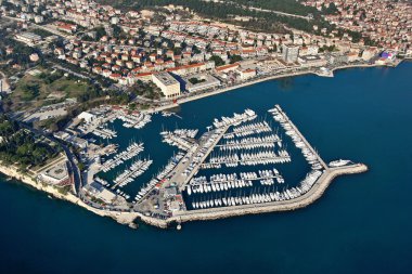 aeral görünüm deniz Split, Hırvatistan