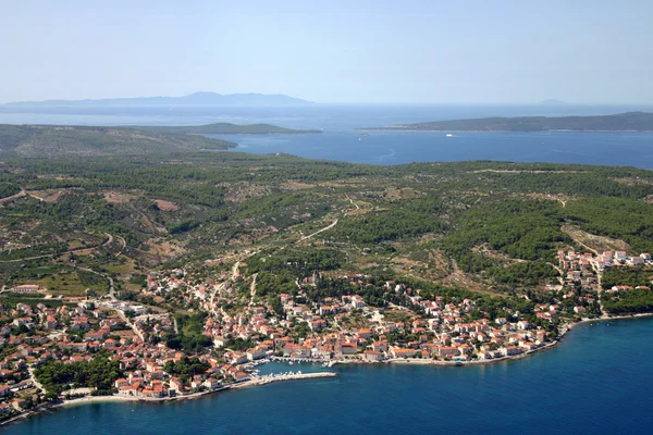 Sutivan, view over the Brac Island — Stock Photo, Image