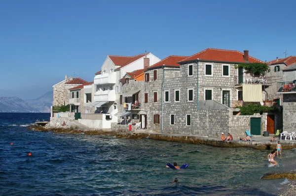 Postira sull'isola di Brac, Croazia — Foto Stock