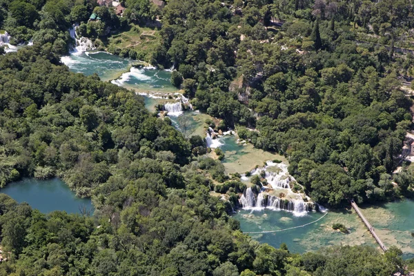 Krka vodopád, národní park krka — Stock fotografie