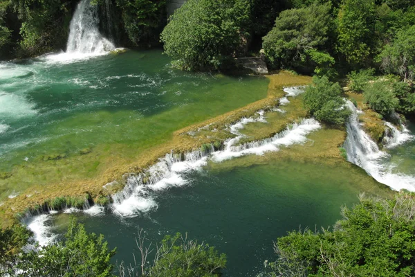 Cascata di Krka, Parco nazionale di Krka — Foto Stock