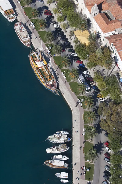 Makarska, luchtfoto — Stockfoto