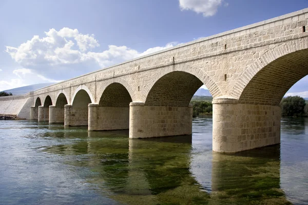 Brug op Pandzj — Stockfoto