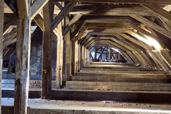 Old attic of a house, hidden secrets — Stock Photo, Image