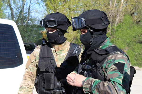 Training of special police units — Stock Photo, Image