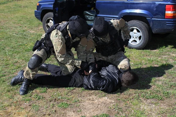 Training of special police units — Stock Photo, Image