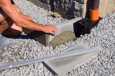 alt döşeme beton kaldırım