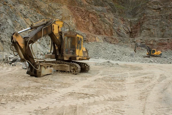 Extraction of stone in the quarry in Czech Republic, village Predklasteri — Stock Photo, Image