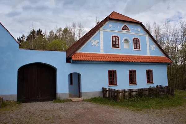 Hembygdsgård "vesely kopec" i Tjeckien, bondgård — Stockfoto