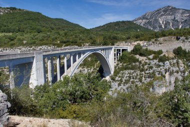 Pont de l'Artuby, Verdon Gorge, Provence, Francie,