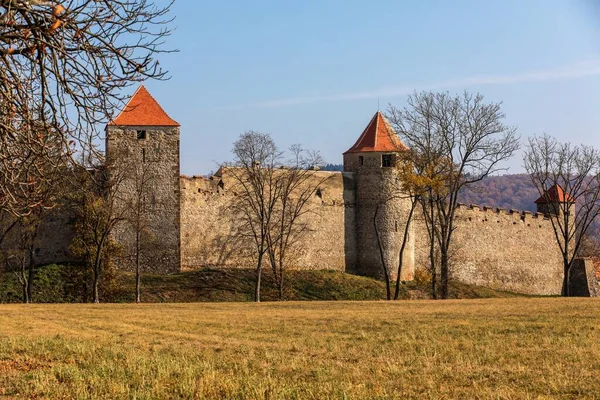 Château Veveri Moravie Sud République Tchèque Château Médiéval Construit Xiiie — Photo