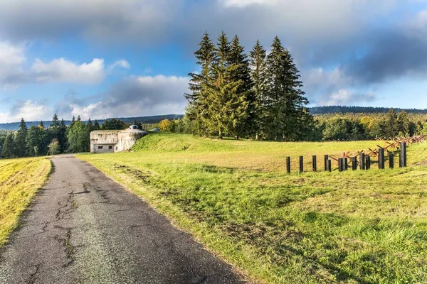 Tschechische Republik Orlicke Hory September 2022 Tschechischer Kriegsbunker Aus Dem — Stockfoto