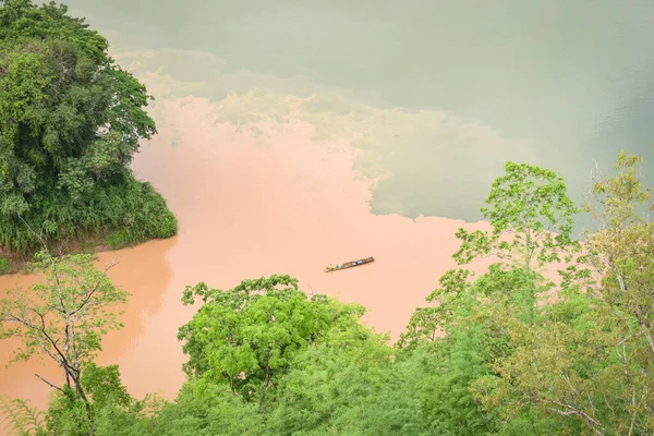 Mekong Fluss Thailand Laos Grenze Ansicht Natur Fluss Schönen Gebirgsfluss — Stockfoto