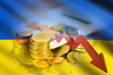 Dünya ekonomisi savaşı Rusya ve Ukrayna ve ABD Orta Doğu 'da. Ukrayna krizi Rusya askeri çatışması borsa kaybı ticaret grafiği yatırımı mali ekonomik kriz ilgisini artırdı