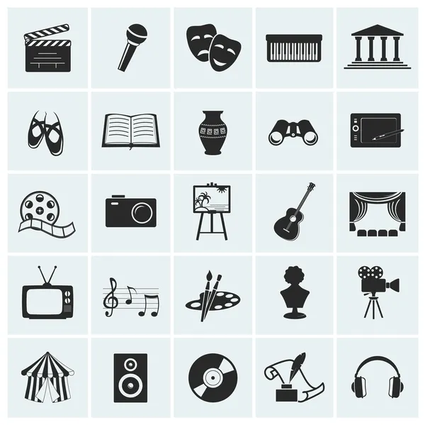 Collection of vector arts icons. — Stock Vector