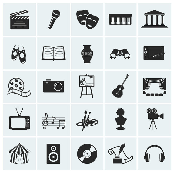 Collection of vector arts icons.