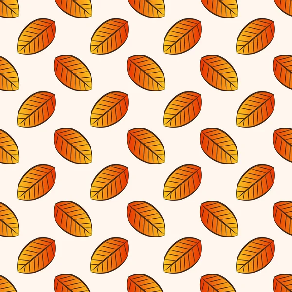 Patrón sin costuras de otoño. Fondo vectorial . — Vector de stock