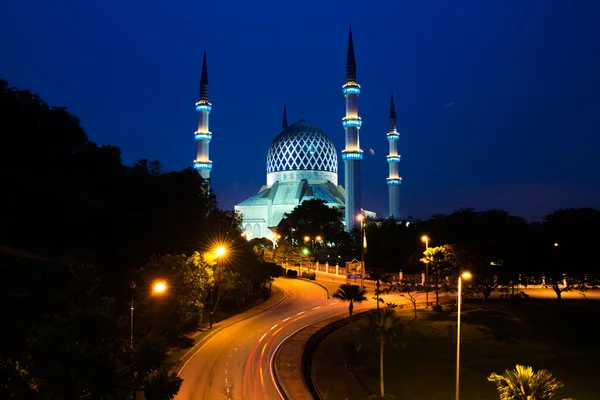Malajsie mešita Shah alam — Stock fotografie