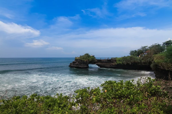 Hermosa escena en Tanah Lot Bali Indonesia — Foto de Stock