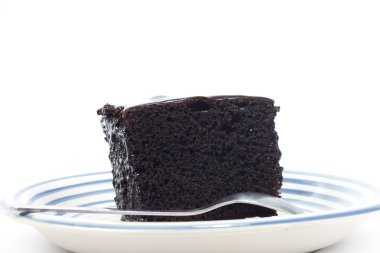 Bir dilim çikolatalı kek.