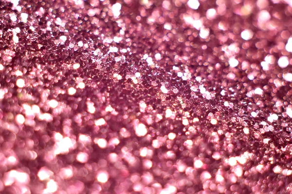 Rosa Glitter Suddig Effekt Glödande Semester Ljuscirklar Skapas Från Bokeh — Stockfoto