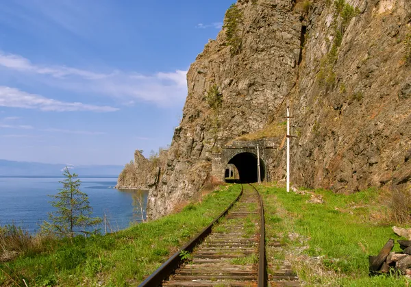 Circum-Baikal strada in estate — Foto Stock