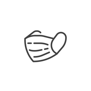 yüz maskesi satırı simgesi