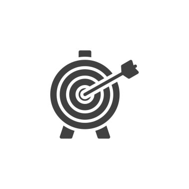 Hedef hedef vektör simgesi