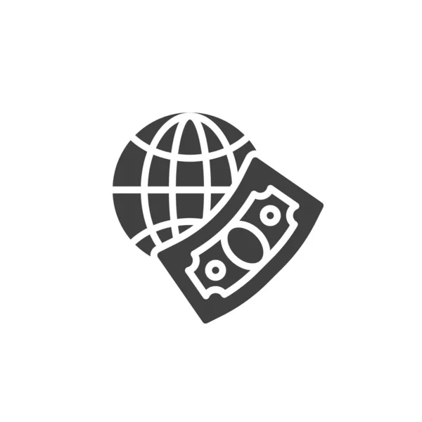 Ikone des internationalen Geschäftsvektors — Stockvektor