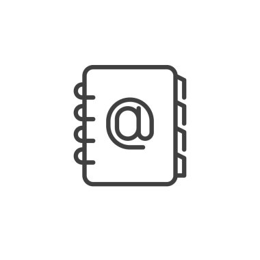 Adres defteri satırı simgesi