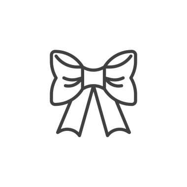 Kurdele yay çizgisi simgesi