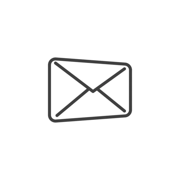 Zarf Posta Satırı simgesi — Stok Vektör