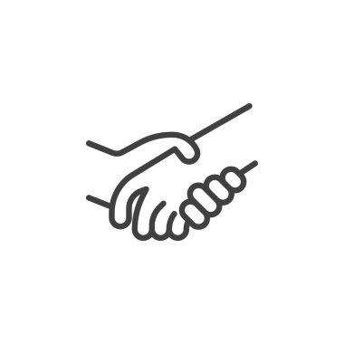 Ortaklık el sıkışma simgesi