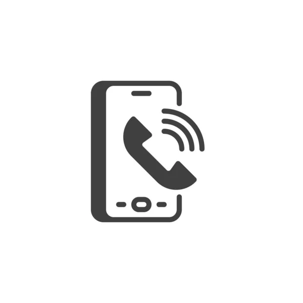 Smartphone hívás Vector Icon — Stock Vector