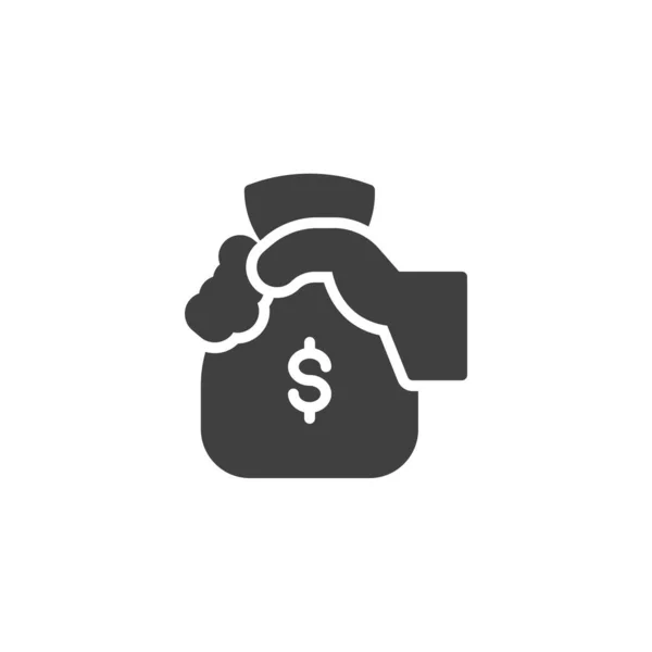Icono de vector de inversión de dinero — Vector de stock