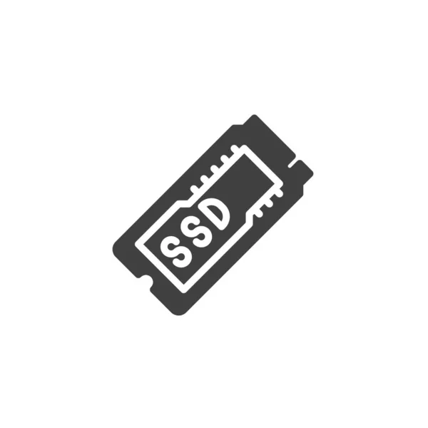 Ícone do vetor SSD — Vetor de Stock
