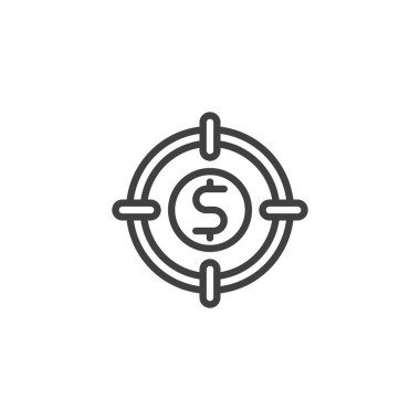 Dolar hedef satırı simgesi