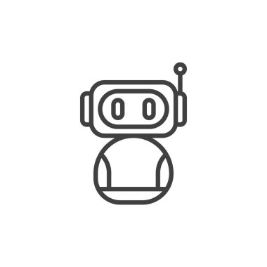 Robot çizgisi simgesi