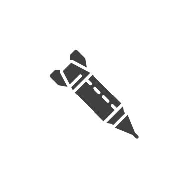 Hava bombası vektör simgesi